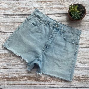 Madewell Mom Jean Shorts Size 28